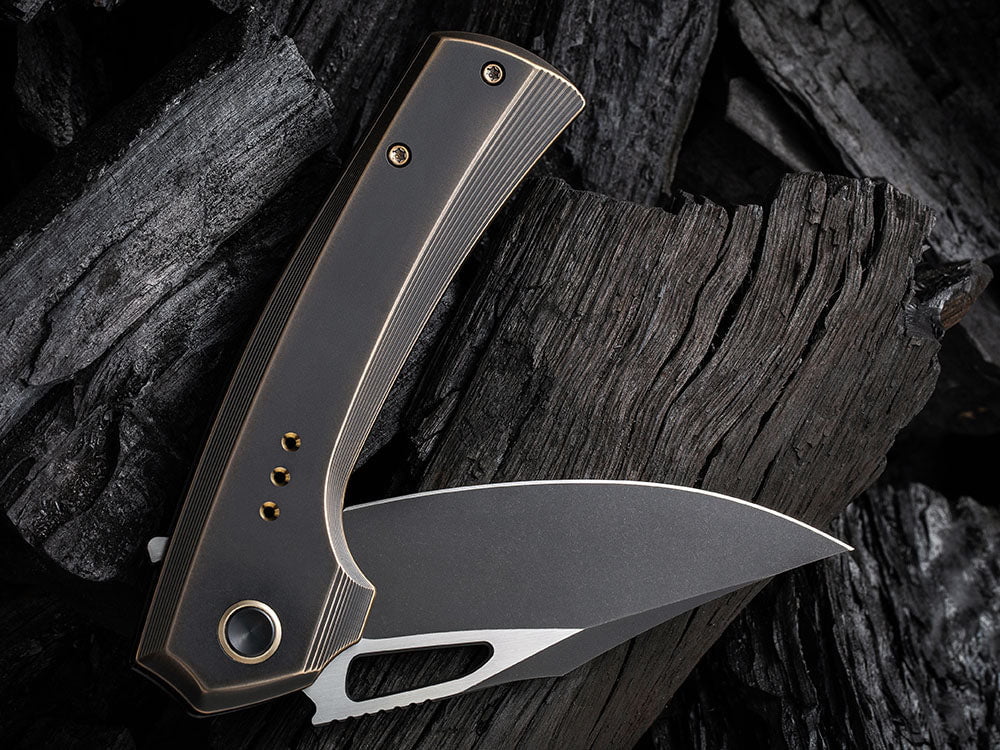 # ** HERE NOW ** WE Knife - WE22040 NEFARIS - 20CV Blade - Titanium Handle - True Talon