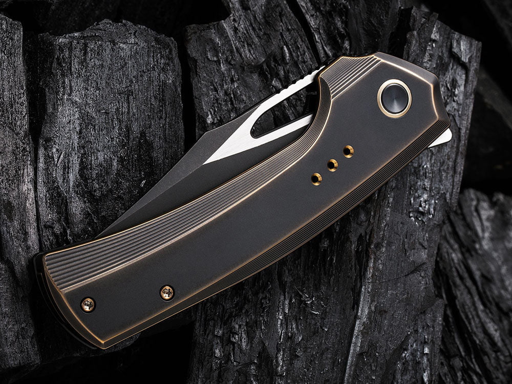 # ** HERE NOW ** WE Knife - WE22040 NEFARIS - 20CV Blade - Titanium Handle - True Talon