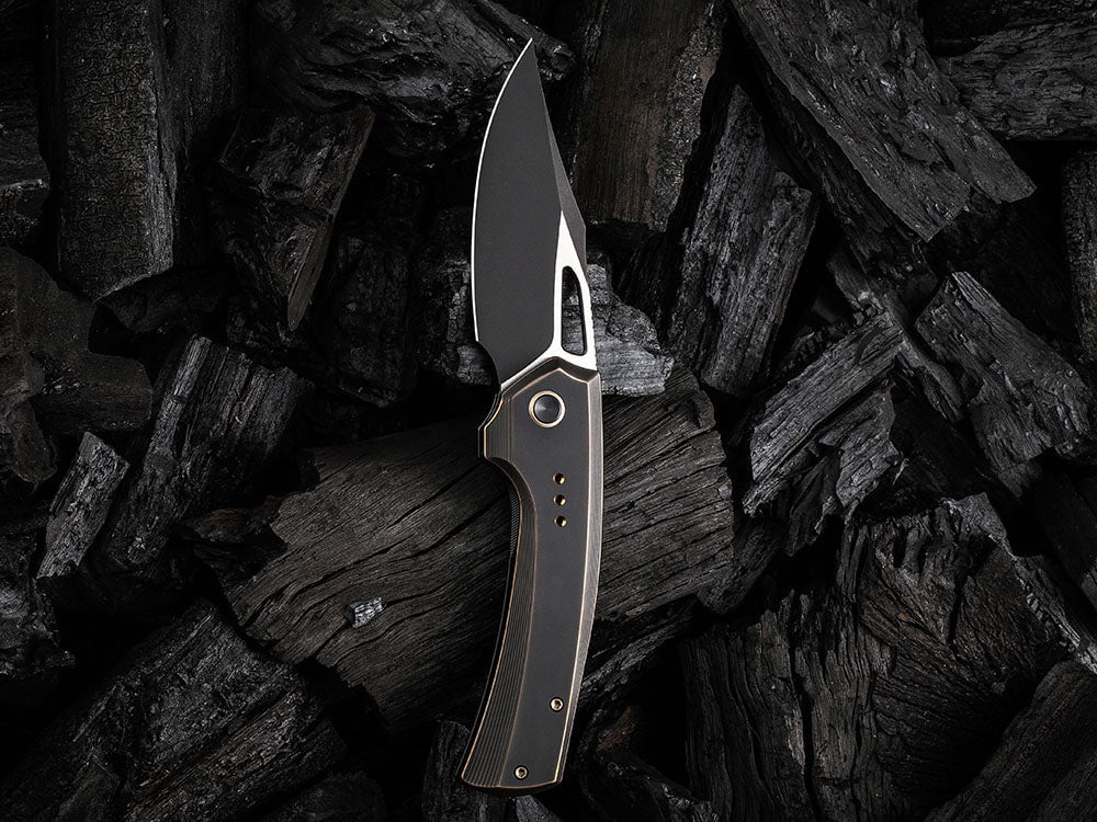 # ** HERE NOW ** WE Knife - WE22040 NEFARIS - 20CV Blade - Titanium Handle - True Talon