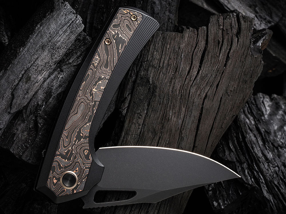# ** HERE NOW ** WE Knife - WE22040 NEFARIS - 20CV Blade - Titanium Handle - True Talon