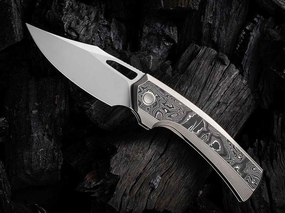 # ** HERE NOW ** WE Knife - WE22040 NEFARIS - 20CV Blade - Titanium Handle - True Talon