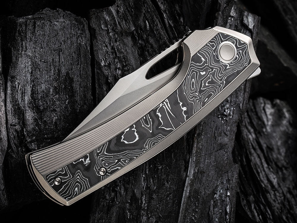 # ** HERE NOW ** WE Knife - WE22040 NEFARIS - 20CV Blade - Titanium Handle - True Talon