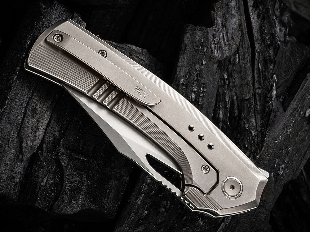 # ** HERE NOW ** WE Knife - WE22040 NEFARIS - 20CV Blade - Titanium Handle - True Talon