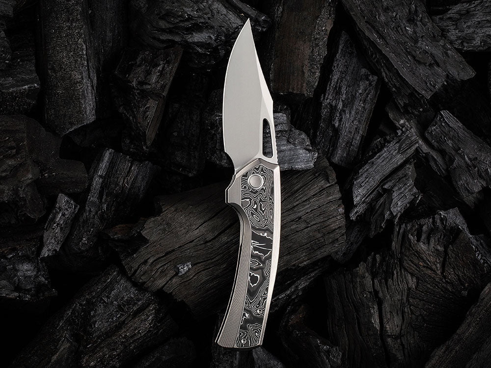 # ** HERE NOW ** WE Knife - WE22040 NEFARIS - 20CV Blade - Titanium Handle - True Talon