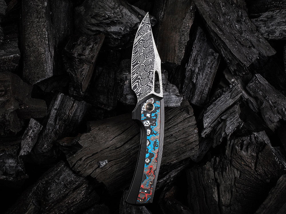 # ** HERE NOW ** WE Knife - WE22040 NEFARIS - 20CV Blade - Titanium Handle - True Talon