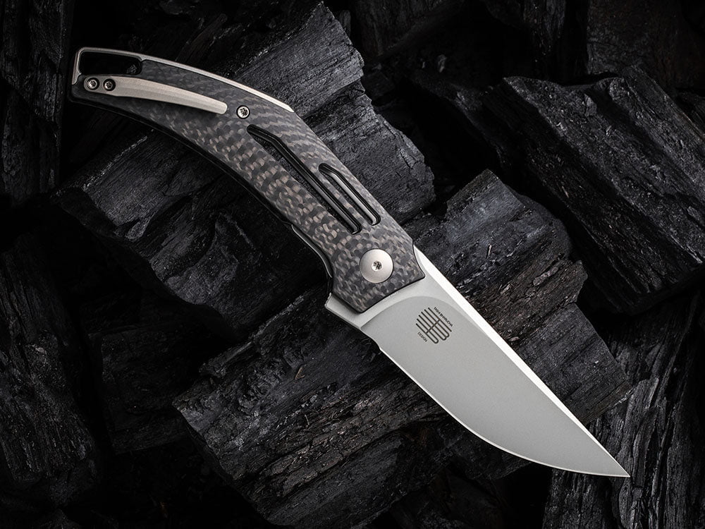 # ** HERE NOW ** WE Knife - WE22045B SPEEDLINER - 20CV Blade - Titanium Handle - TASHI BARUCHA DESIGN - True Talon