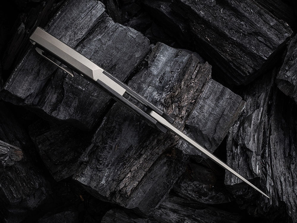 # ** HERE NOW ** WE Knife - WE22045B SPEEDLINER - 20CV Blade - Titanium Handle - TASHI BARUCHA DESIGN - True Talon
