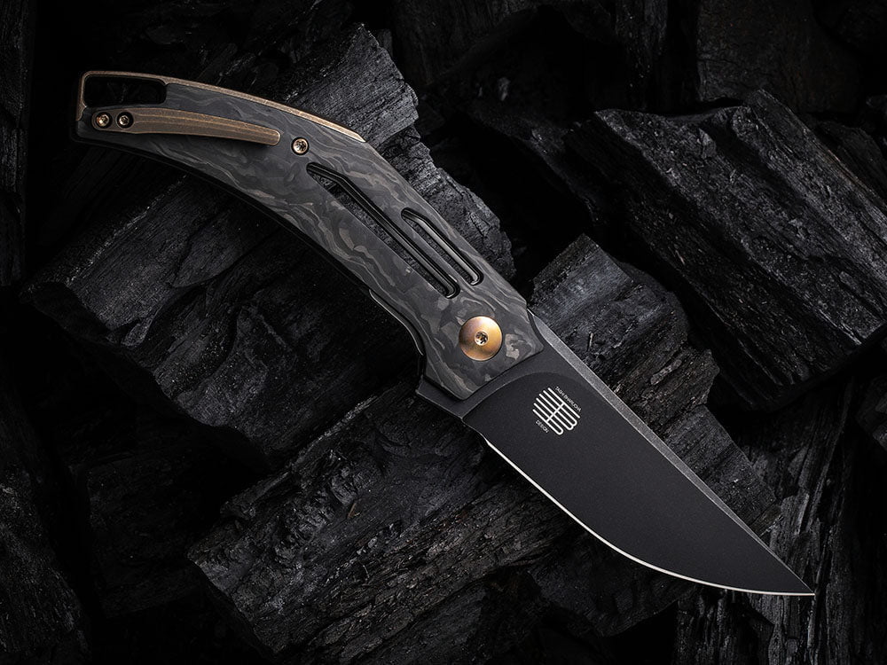 # ** HERE NOW ** WE Knife - WE22045B SPEEDLINER - 20CV Blade - Titanium Handle - TASHI BARUCHA DESIGN - True Talon