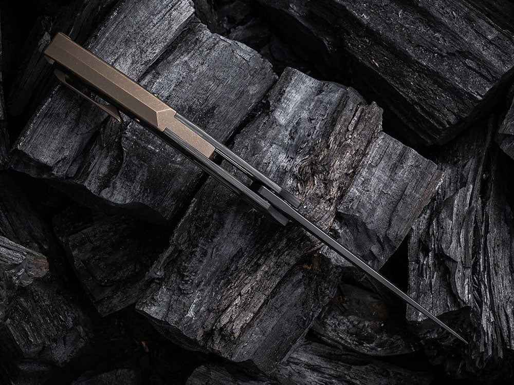 # ** HERE NOW ** WE Knife - WE22045B SPEEDLINER - 20CV Blade - Titanium Handle - TASHI BARUCHA DESIGN - True Talon