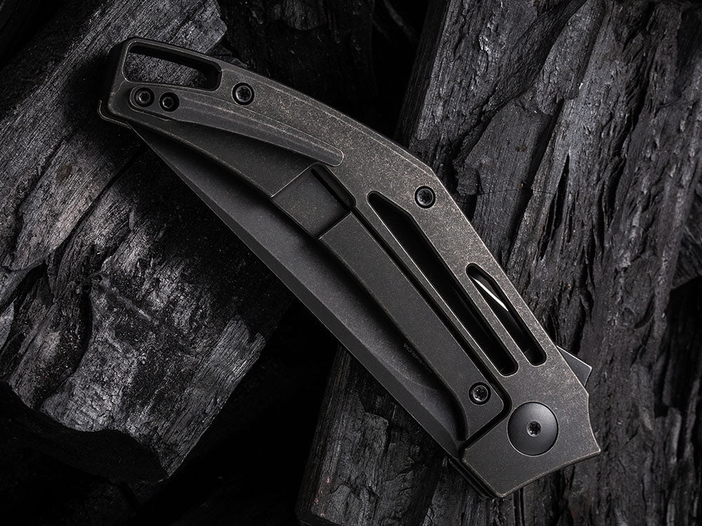 # ** HERE NOW ** WE Knife - WE22045B SPEEDLINER - 20CV Blade - Titanium Handle - TASHI BARUCHA DESIGN - True Talon