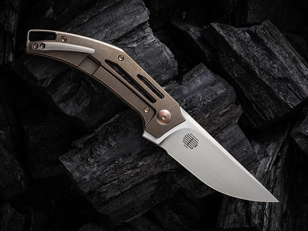 # ** HERE NOW ** WE Knife - WE22045B SPEEDLINER - 20CV Blade - Titanium Handle - TASHI BARUCHA DESIGN - True Talon