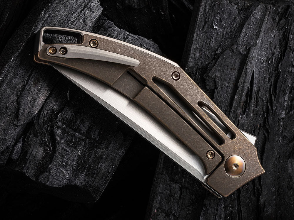 # ** HERE NOW ** WE Knife - WE22045B SPEEDLINER - 20CV Blade - Titanium Handle - TASHI BARUCHA DESIGN - True Talon
