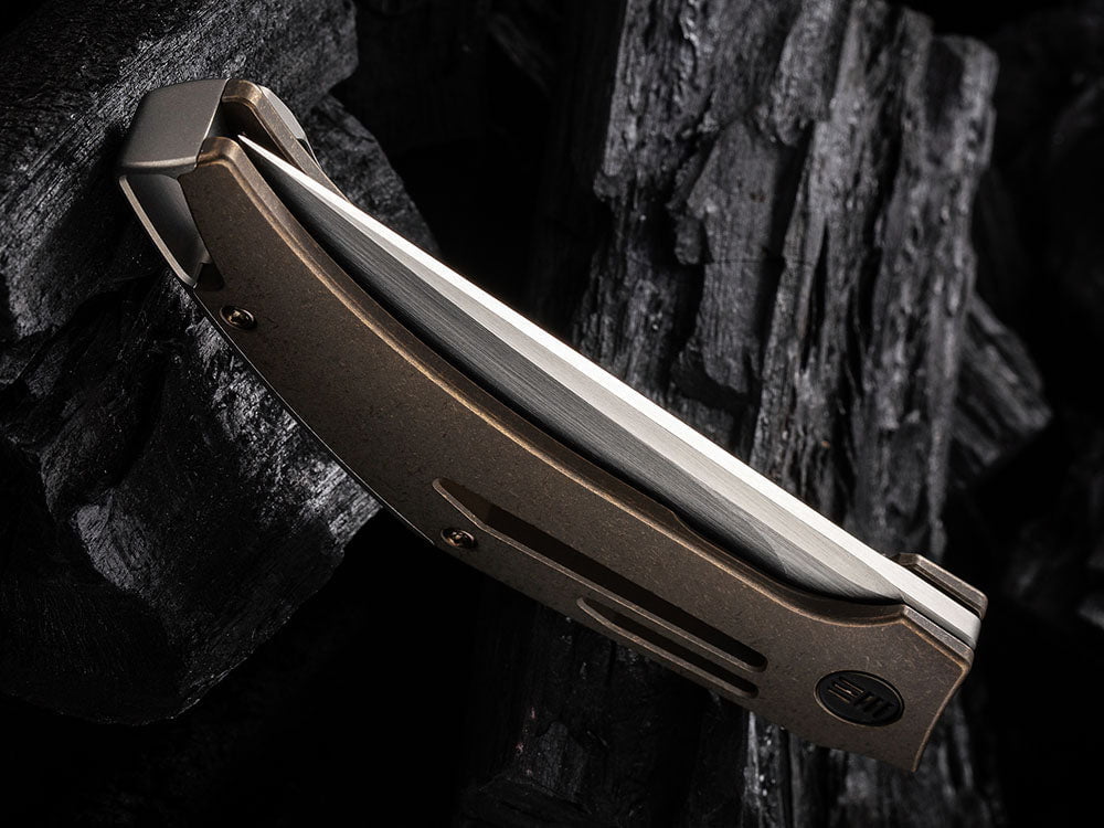 # ** HERE NOW ** WE Knife - WE22045B SPEEDLINER - 20CV Blade - Titanium Handle - TASHI BARUCHA DESIGN - True Talon