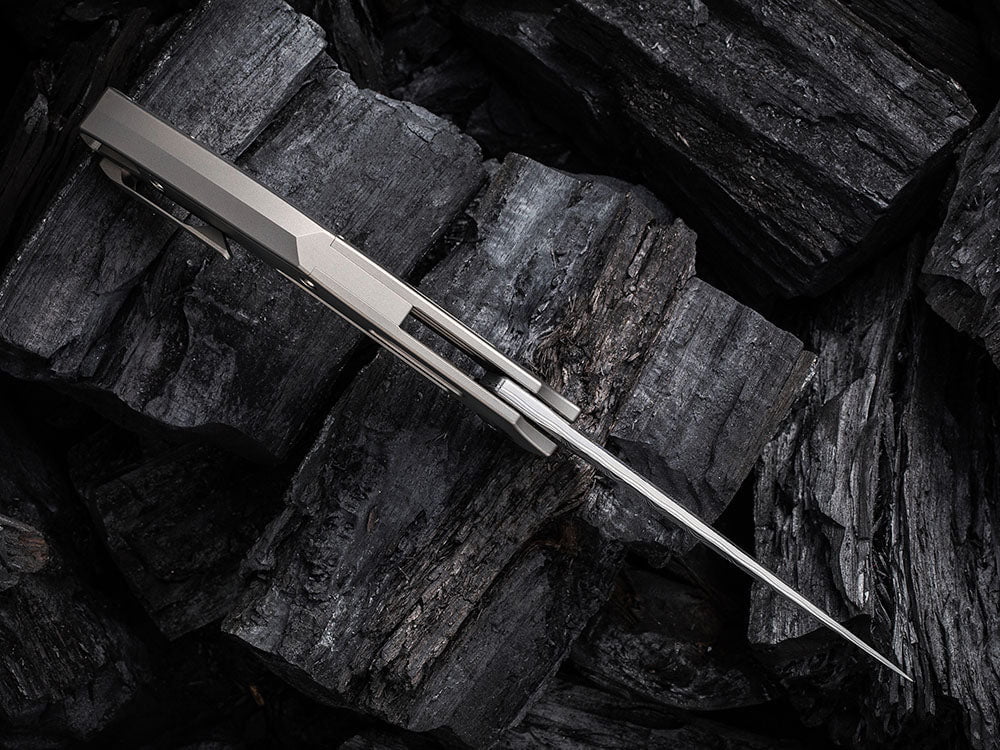 # ** HERE NOW ** WE Knife - WE22045B SPEEDLINER - 20CV Blade - Titanium Handle - TASHI BARUCHA DESIGN - True Talon