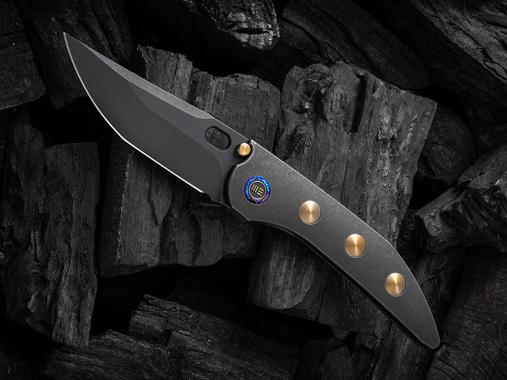 # ** HERE NOW ** - WE Knives - WE07B ATTOR - 3.55 INCH 20CV Blade - INTEGRAL Handle - Dalibor Bergam Design