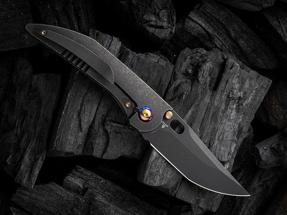 # ** HERE NOW ** - WE Knives - WE07B ATTOR - 3.55 INCH 20CV Blade - INTEGRAL Handle - Dalibor Bergam Design