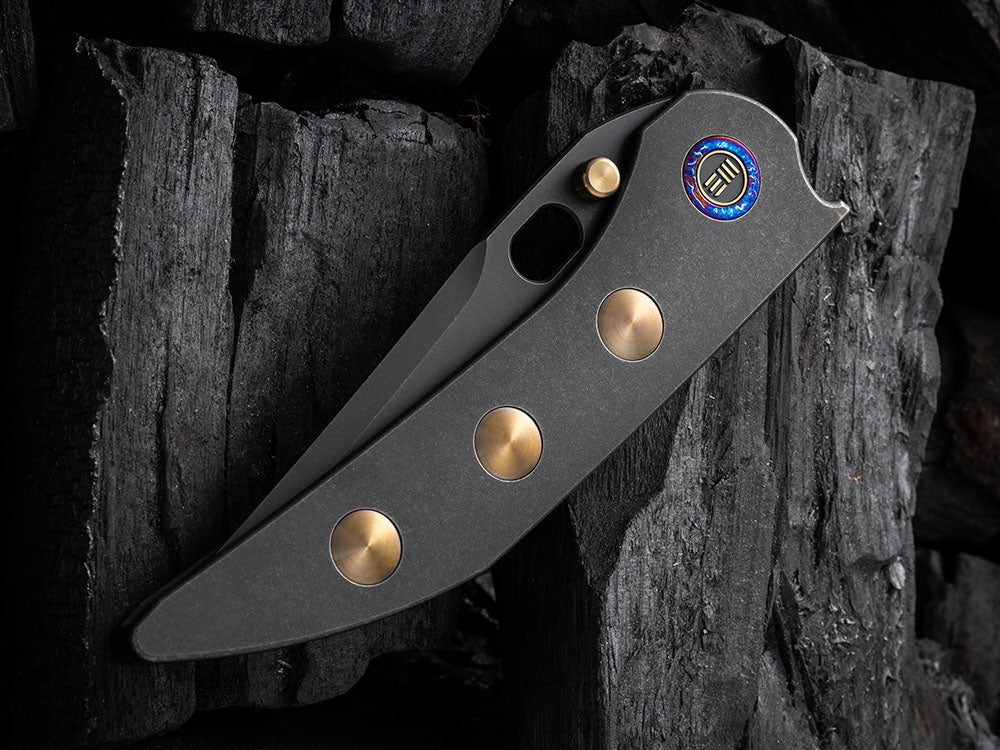 # ** HERE NOW ** - WE Knives - WE07B ATTOR - 3.55 INCH 20CV Blade - INTEGRAL Handle - Dalibor Bergam Design