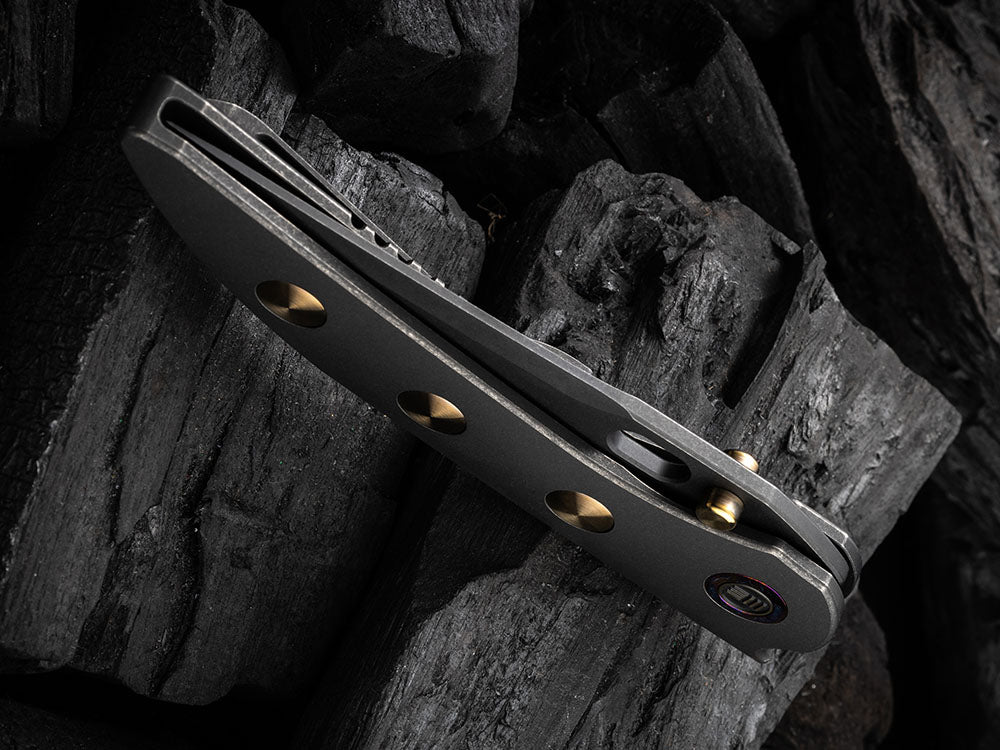 # ** HERE NOW ** - WE Knives - WE07B ATTOR - 3.55 INCH 20CV Blade - INTEGRAL Handle - Dalibor Bergam Design