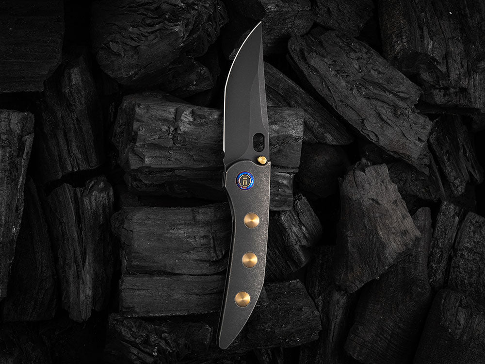 # ** HERE NOW ** - WE Knives - WE07B ATTOR - 3.55 INCH 20CV Blade - INTEGRAL Handle - Dalibor Bergam Design