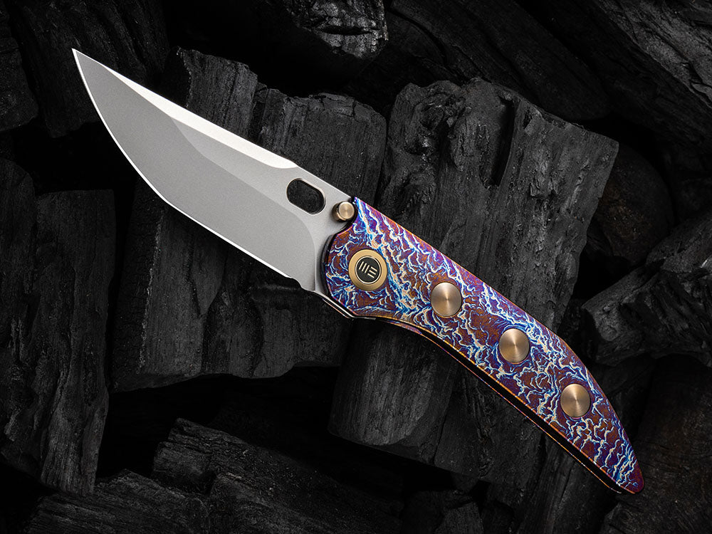 # ** HERE NOW ** - WE Knives - WE07B ATTOR - 3.55 INCH 20CV Blade - INTEGRAL Handle - Dalibor Bergam Design