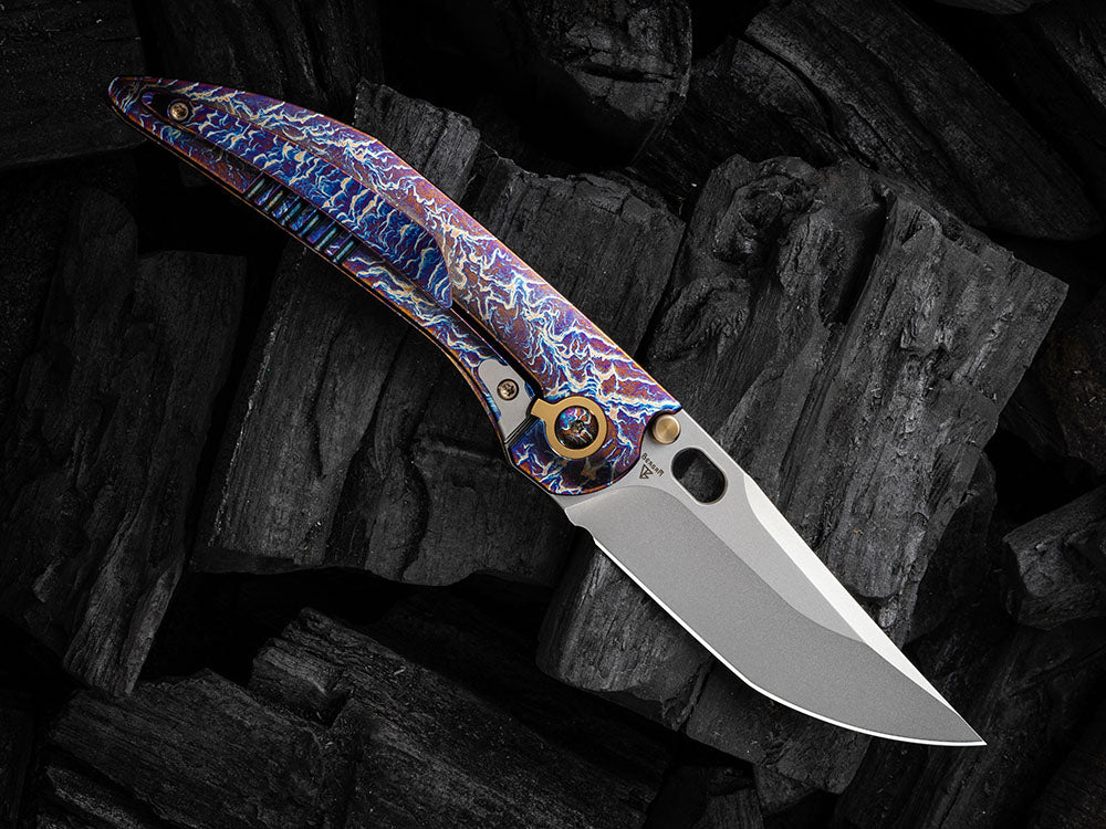 # ** HERE NOW ** - WE Knives - WE07B ATTOR - 3.55 INCH 20CV Blade - INTEGRAL Handle - Dalibor Bergam Design