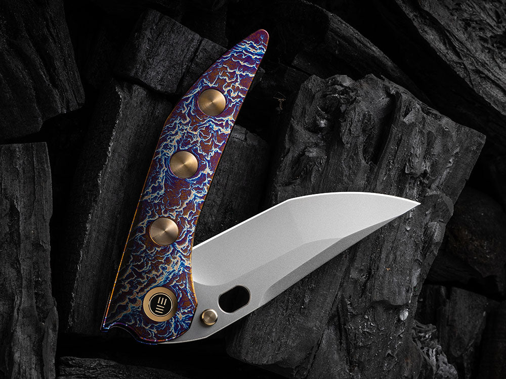 # ** HERE NOW ** - WE Knives - WE07B ATTOR - 3.55 INCH 20CV Blade - INTEGRAL Handle - Dalibor Bergam Design