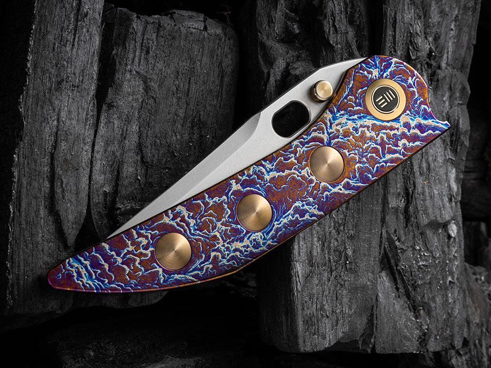 # ** HERE NOW ** - WE Knives - WE07B ATTOR - 3.55 INCH 20CV Blade - INTEGRAL Handle - Dalibor Bergam Design