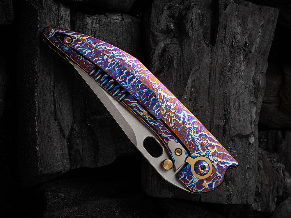 # ** HERE NOW ** - WE Knives - WE07B ATTOR - 3.55 INCH 20CV Blade - INTEGRAL Handle - Dalibor Bergam Design