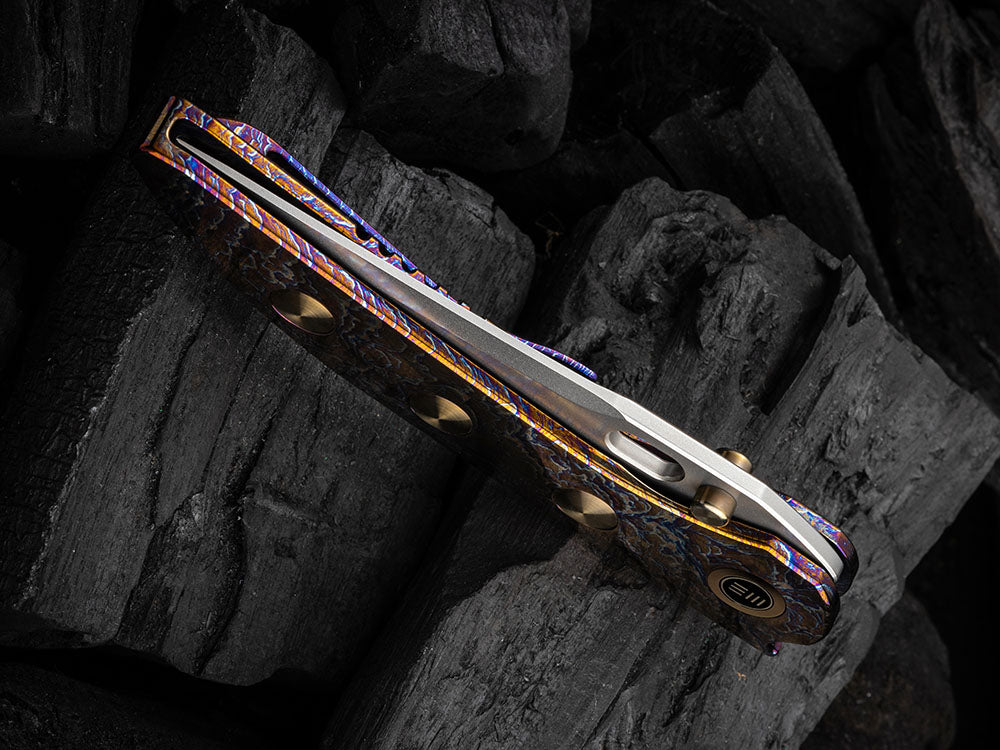# ** HERE NOW ** - WE Knives - WE07B ATTOR - 3.55 INCH 20CV Blade - INTEGRAL Handle - Dalibor Bergam Design
