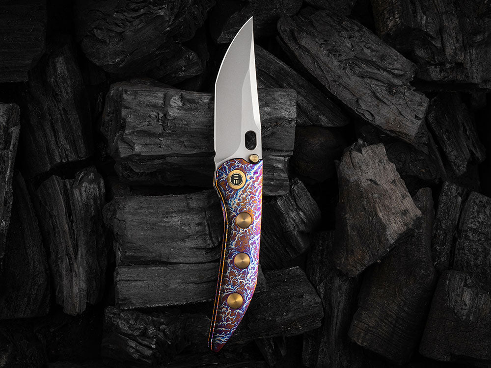 # ** HERE NOW ** - WE Knives - WE07B ATTOR - 3.55 INCH 20CV Blade - INTEGRAL Handle - Dalibor Bergam Design