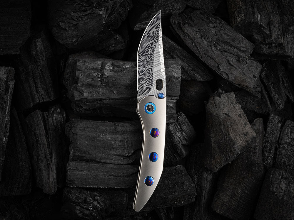 # ** HERE NOW ** - WE Knives - WE07B ATTOR - 3.55 INCH 20CV Blade - INTEGRAL Handle - Dalibor Bergam Design