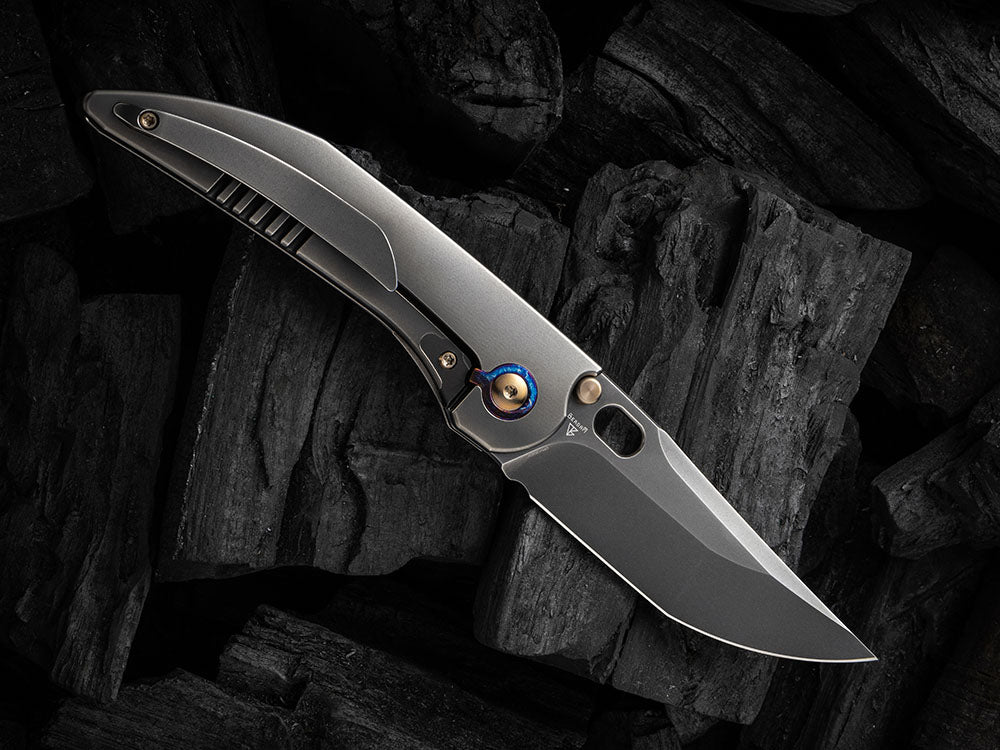 # ** HERE NOW ** - WE Knives - WE07B ATTOR - 3.55 INCH 20CV Blade - INTEGRAL Handle - Dalibor Bergam Design