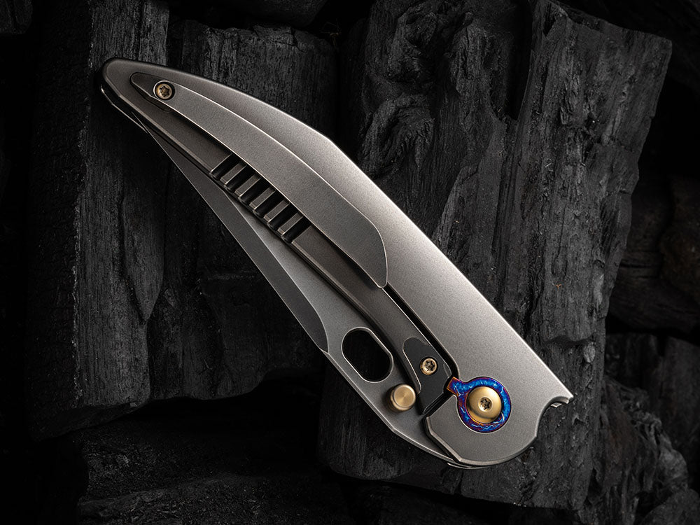 # ** HERE NOW ** - WE Knives - WE07B ATTOR - 3.55 INCH 20CV Blade - INTEGRAL Handle - Dalibor Bergam Design