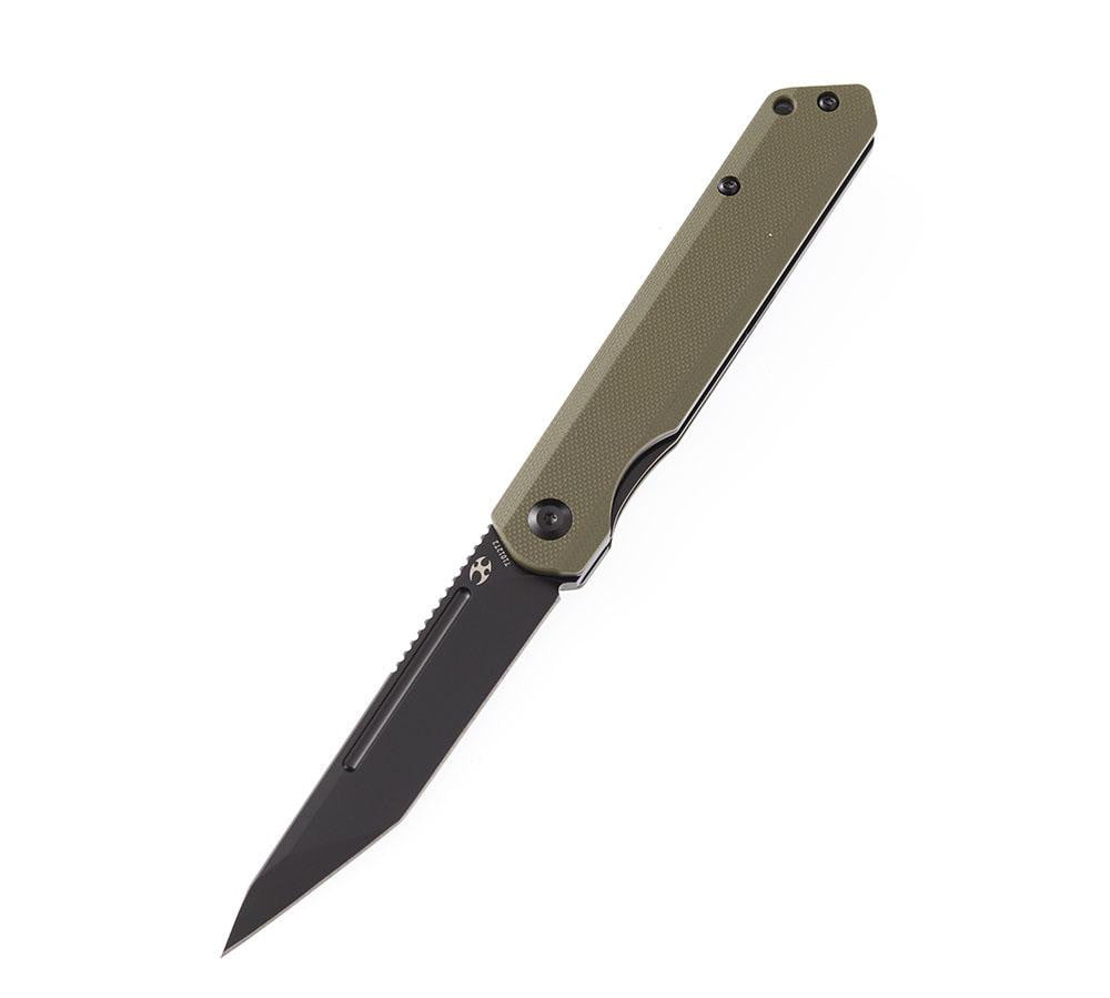 ** HERE NOW ** KANSEPT KNIVES - PRICKLE 1012 - S35VN OR 154CM blade - CARBON FIBER OR G10 Handle - FRONT FLIPPER - True Talon