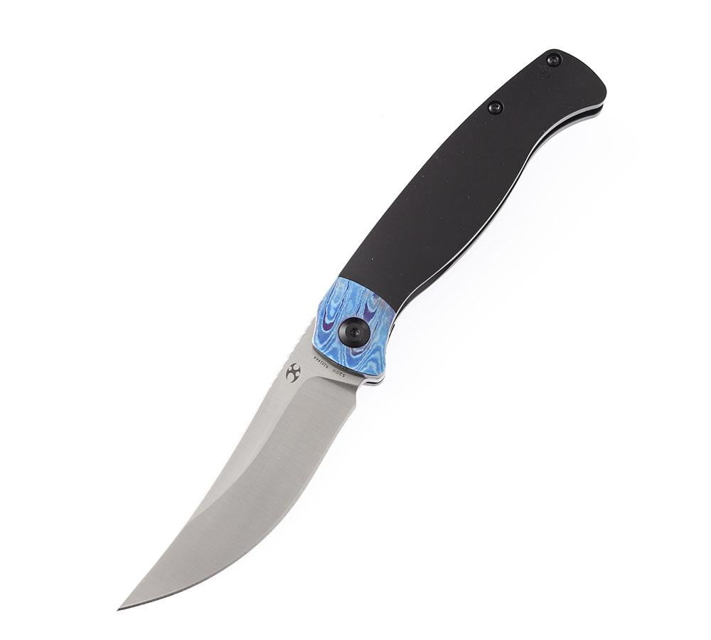 ** HERE NOW ** KANSEPT KNIVES - MUJIR K1014 - CPM 20CV or S35VN blade - TITANIUM HANDLE - FRONT FLIPPER - True Talon