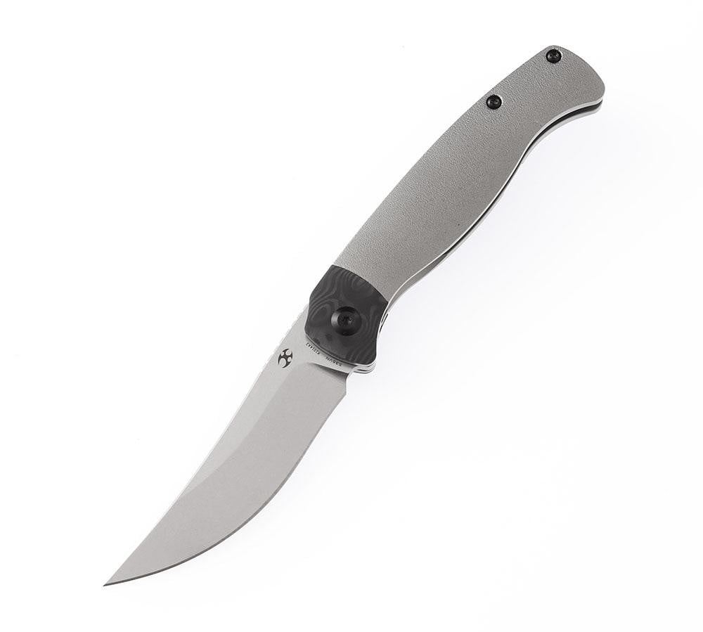 ** HERE NOW ** KANSEPT KNIVES - MUJIR K1014 - CPM 20CV or S35VN blade - TITANIUM HANDLE - FRONT FLIPPER - True Talon