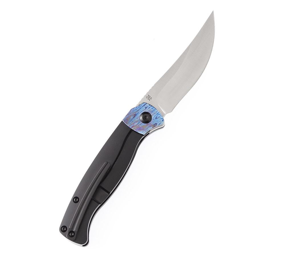 ** HERE NOW ** KANSEPT KNIVES - MUJIR K1014 - CPM 20CV or S35VN blade - TITANIUM HANDLE - FRONT FLIPPER - True Talon