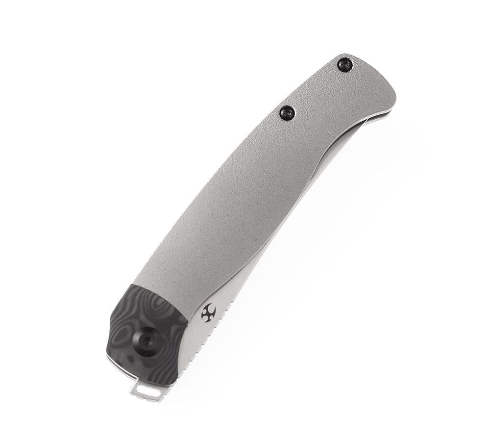 ** HERE NOW ** KANSEPT KNIVES - MUJIR K1014 - CPM 20CV or S35VN blade - TITANIUM HANDLE - FRONT FLIPPER - True Talon