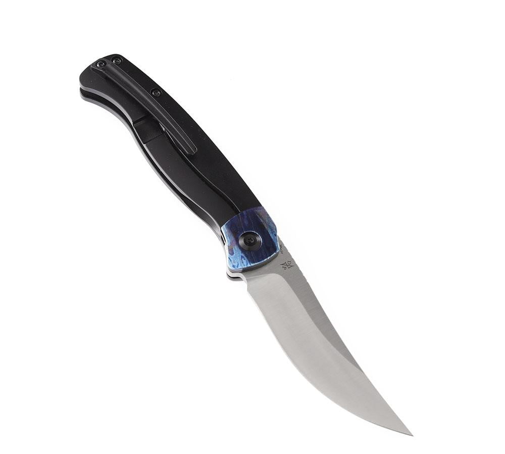 ** HERE NOW ** KANSEPT KNIVES - MUJIR K1014 - CPM 20CV or S35VN blade - TITANIUM HANDLE - FRONT FLIPPER - True Talon