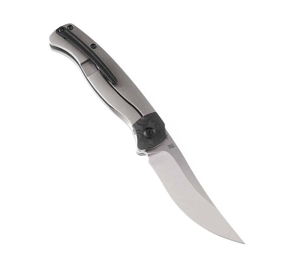 ** HERE NOW ** KANSEPT KNIVES - MUJIR K1014 - CPM 20CV or S35VN blade - TITANIUM HANDLE - FRONT FLIPPER - True Talon