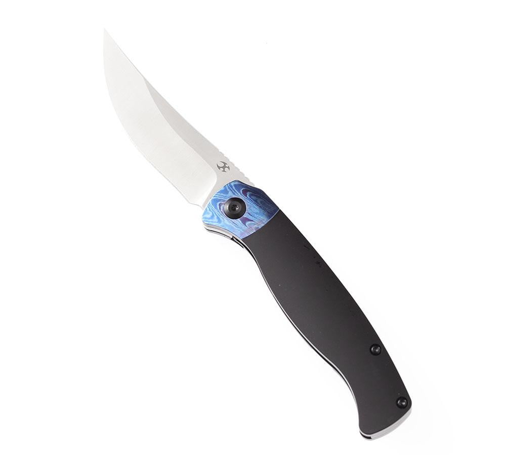 ** HERE NOW ** KANSEPT KNIVES - MUJIR K1014 - CPM 20CV or S35VN blade - TITANIUM HANDLE - FRONT FLIPPER - True Talon