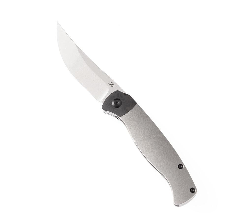 ** HERE NOW ** KANSEPT KNIVES - MUJIR K1014 - CPM 20CV or S35VN blade - TITANIUM HANDLE - FRONT FLIPPER - True Talon