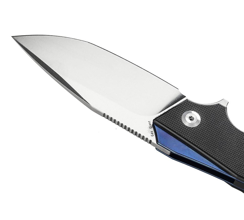 ** HERE NOW ** KANSEPT KNIVES - HELLX T1008A1- D2 blade - Black G10 and Stainless Steel Handle - Mikkul Willumsen Design - True Talon