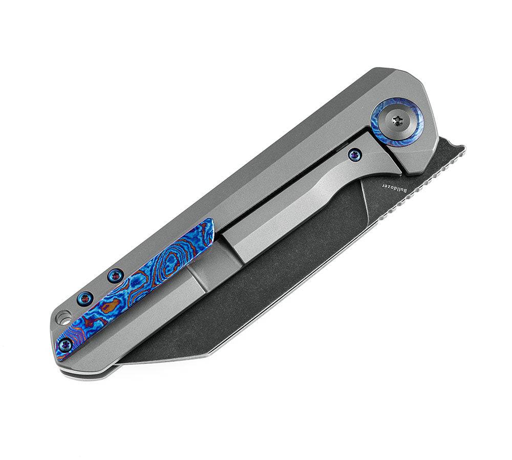 # ** HERE NOW ** KANSEPT KNIVES - BULLDOZER K1028 - S35VN or 20CV blades - KIM NING Design