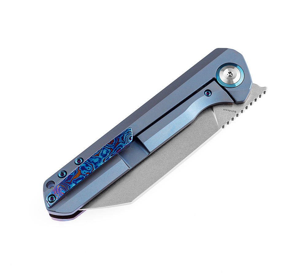 # ** HERE NOW ** KANSEPT KNIVES - BULLDOZER K1028 - S35VN or 20CV blades - KIM NING Design