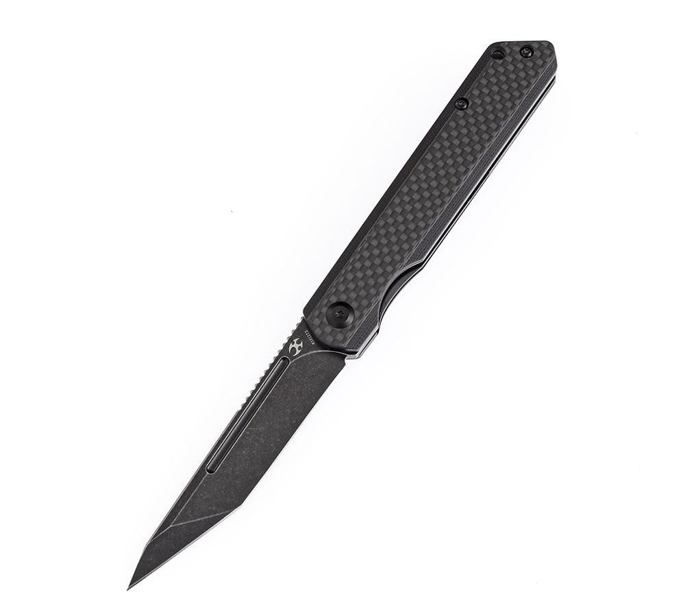 ** HERE NOW ** KANSEPT KNIVES - PRICKLE 1012 - S35VN OR 154CM blade - CARBON FIBER OR G10 Handle - FRONT FLIPPER - True Talon