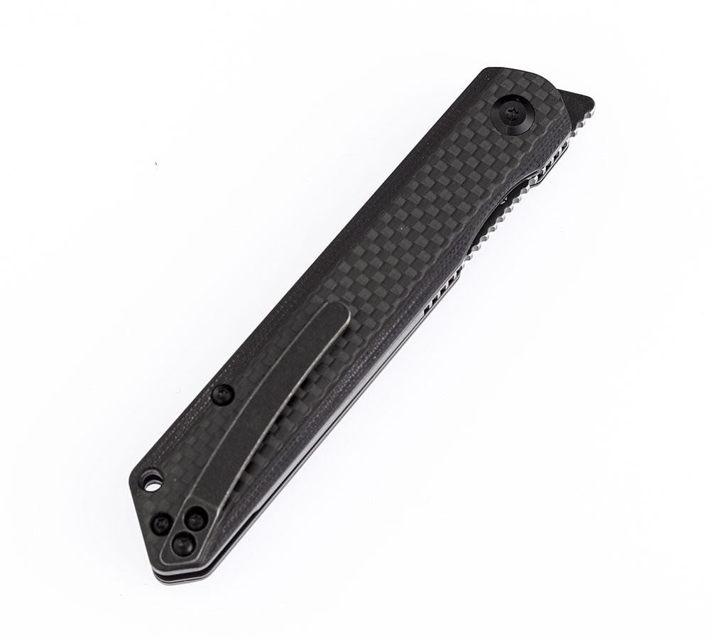 ** HERE NOW ** KANSEPT KNIVES - PRICKLE 1012 - S35VN OR 154CM blade - CARBON FIBER OR G10 Handle - FRONT FLIPPER - True Talon