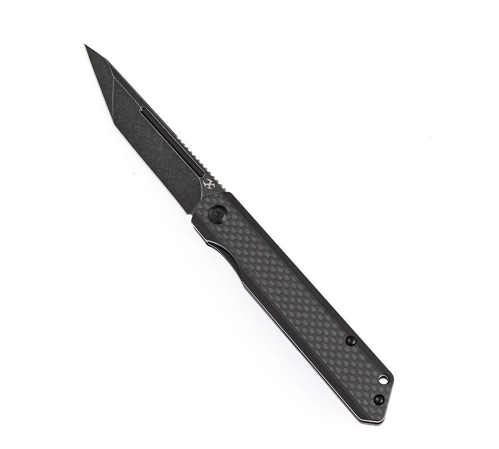 ** HERE NOW ** KANSEPT KNIVES - PRICKLE 1012 - S35VN OR 154CM blade - CARBON FIBER OR G10 Handle - FRONT FLIPPER - True Talon