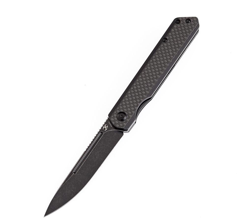 ** HERE NOW ** KANSEPT KNIVES - PRICKLE 1012 - S35VN OR 154CM blade - CARBON FIBER OR G10 Handle - FRONT FLIPPER - True Talon