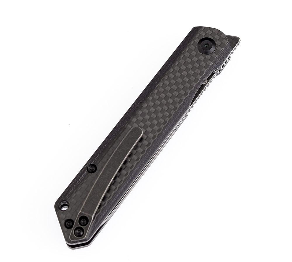 ** HERE NOW ** KANSEPT KNIVES - PRICKLE 1012 - S35VN OR 154CM blade - CARBON FIBER OR G10 Handle - FRONT FLIPPER - True Talon